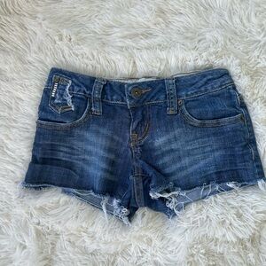 T five destructive shorts size 0